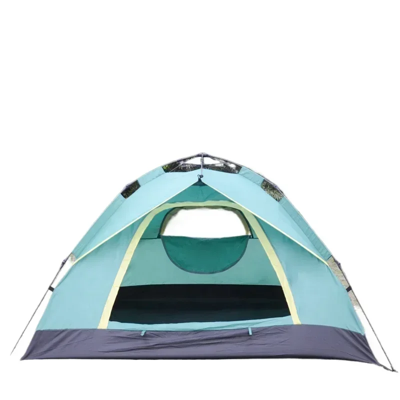Person Portable Camping Tent Waterproof Outdoor Beach Folding Polyester with PU1000mm for Hiking and Camping