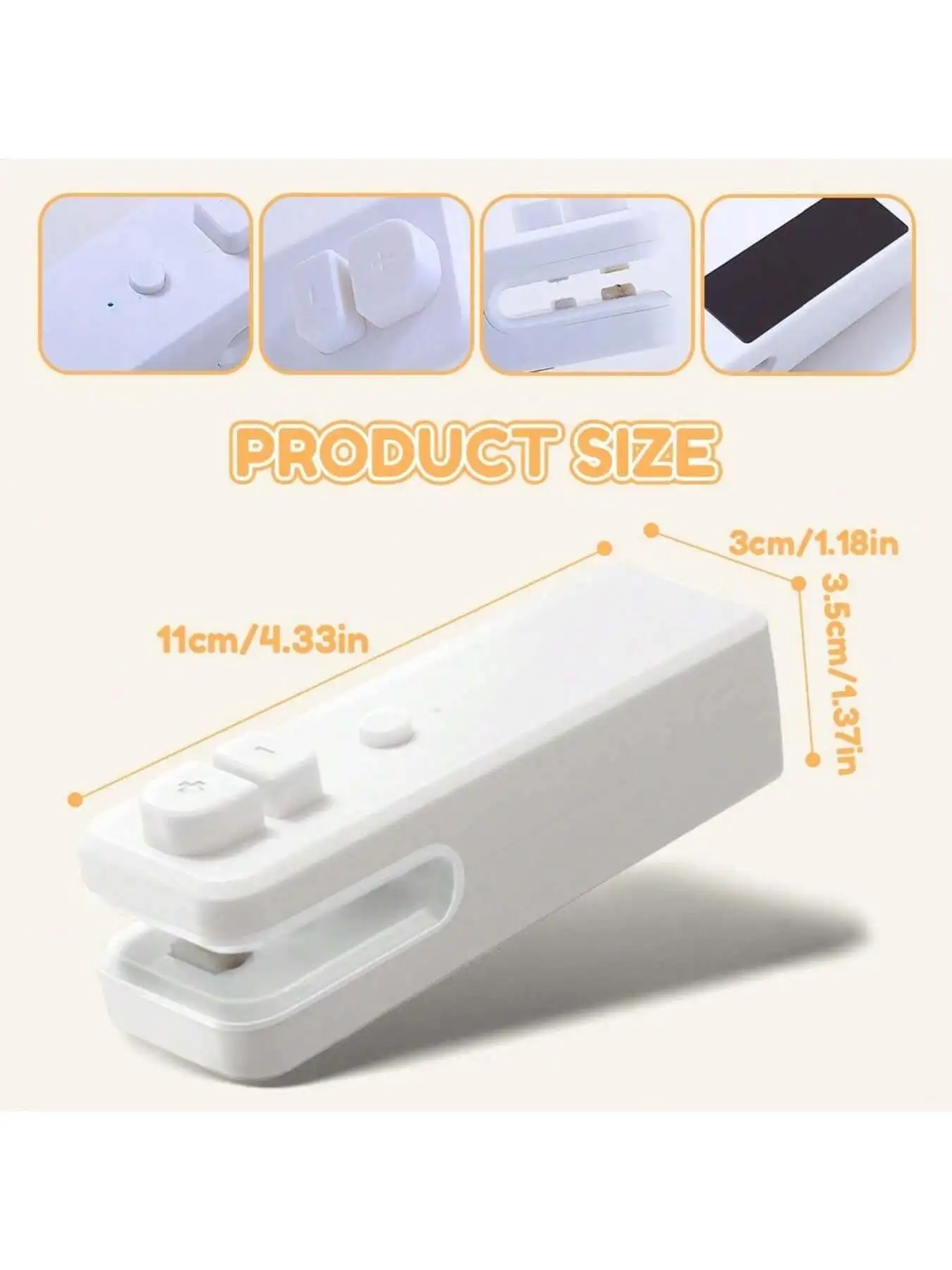 Мини-запайщик пакетов, новинка 2024 года, 2 в 1, запайщик и резак для пакетов, перезаряжаемая через USB мини-запайочная машина, инструмент для термосварки, портативный вакуумный аппарат