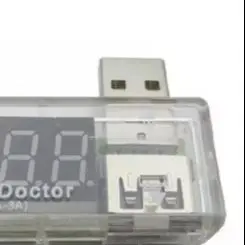 USB Voltage Current Tester 0-2.5A 4 Digit Display Blue White Elbow Meter For Phone For Charger For Power Bank Detection Tool
