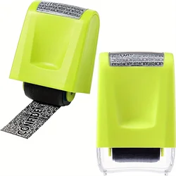 Identity Theft Prevention Stamp Identity Guard Roller Stamp Wide Rolling Security Stamp