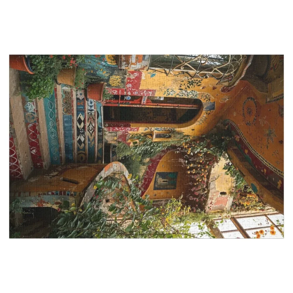 

Poetic Refuge of an Artist in Bohemia Jigsaw Puzzle Wooden Name Custom Personalized With Photo Scale Motors Puzzle