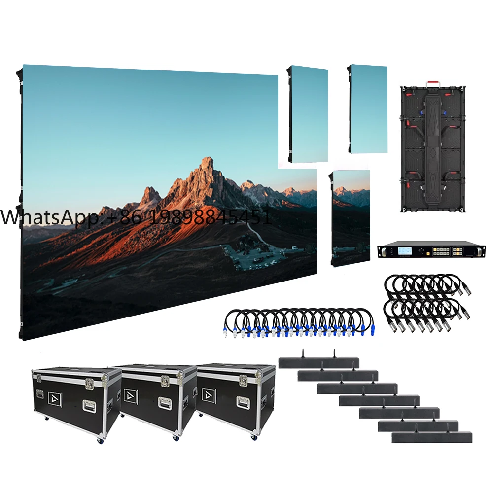 

Full Color Outdoor Indoor Pantalla P2.976 P2 P2.9 P3.91 P4.81 Dj Booth Stage Backdrop Rental Led Screen Video Wall Screen Panel