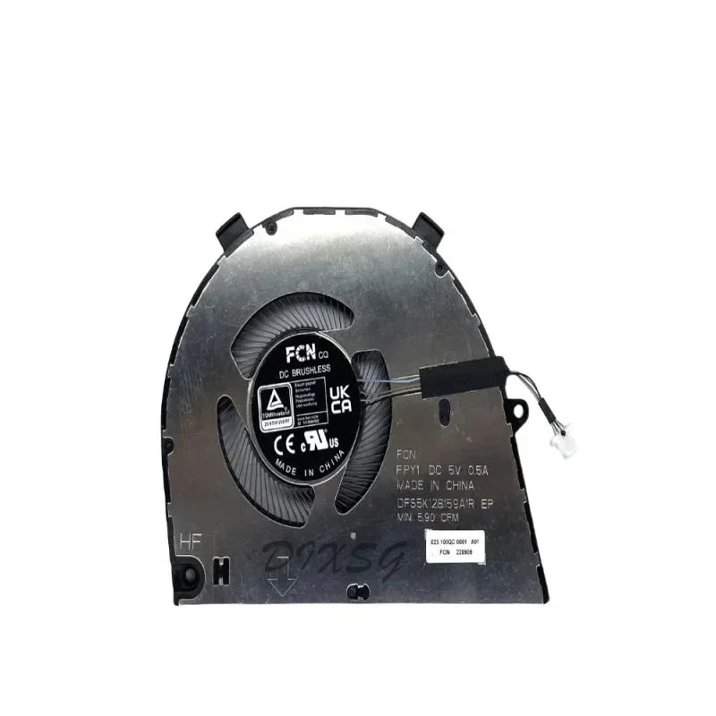 Ventilador de refrigeração da CPU de substituição, DELL Vostro 16-5620, 5625, INSPIRON 5620, 5625, 16-7620, Série 2 em 1, 0T8R2T, DC5V, Ventilador 0.5A