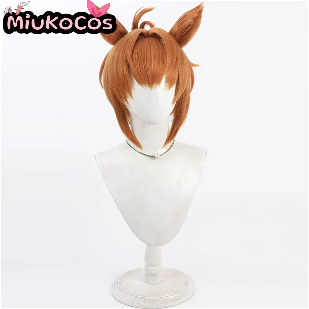 IN STOCK フリオーソ Furioso Cosplay Wig With Ears and Tail MiukoCosplay Game Umamusume:Pretty Derby Cosplay 2