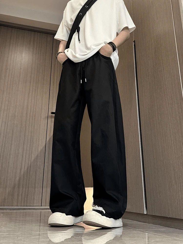 

Cleanfit Qui Dry Pants Men's Summer Thin American Sle Straight Leg Loose Wide Leg Trousers Paratrooper Workwear Casual Pants