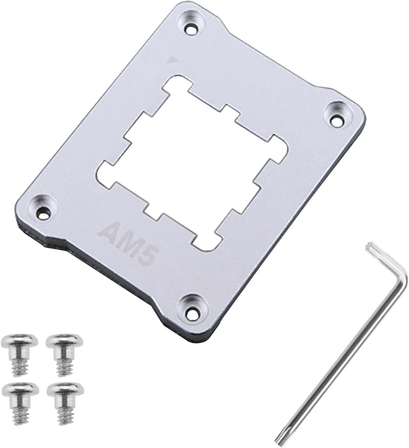 Soporte de CPU de placa base, marco de contacto de CPU AMD AM5 para Kit de marco seguro, hebilla antiflexión