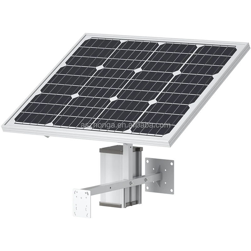 Solar System Off Grid Energy Storage 80W 30/40AH Home Farm Island Outdoor 4G Router Lighting CCTV Camera Solar Kit