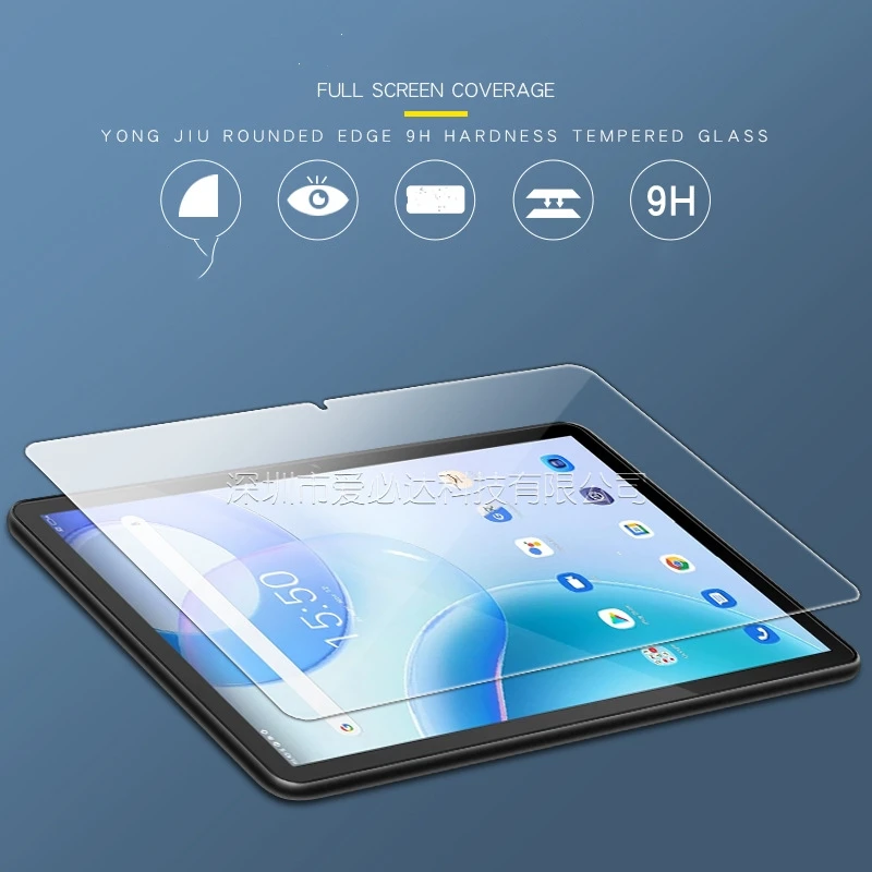 ฟิล์มป้องกันหน้าจอกระจกนิรภัยสำหรับ blackview TAB 10 Pro 10.1นิ้ว