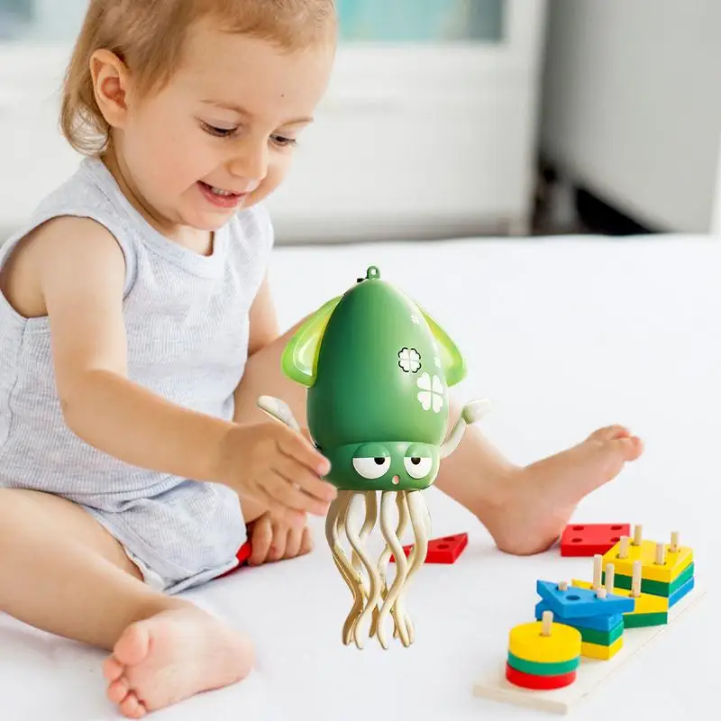 

Electric Octopus Toy Auto-Action Octopus Portable Educational Electric Animal Toy For Kindergarten Travel Indoors Bedroom Home