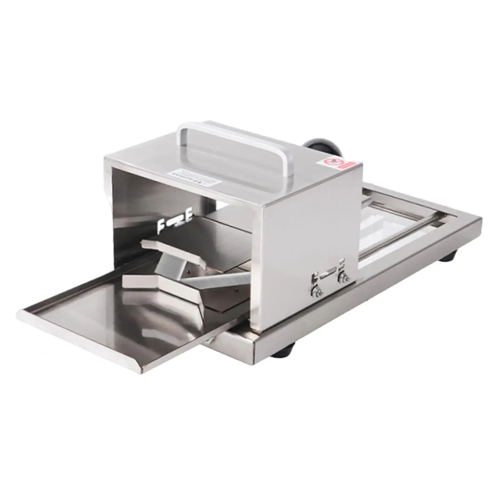 Cortador de Pan Manual Multifuncional de Acero Inoxidable, Cuchillo para Pan de Mesa con Grosor Ajustable para Panes de Hamburguesa, Bagels y Pan de Molde