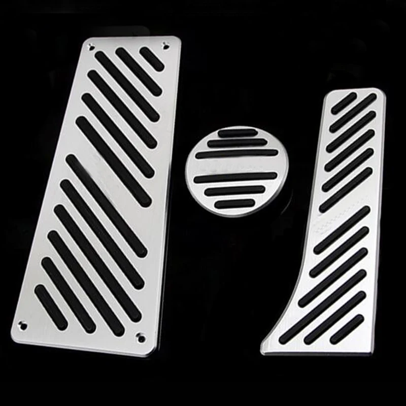 For Benz Smart Fortwo Elf 2009-2014 Aluminum Gas Brake Accelerator Foot Rest Pedal Pad Styling Sticker Cover Car Accessories