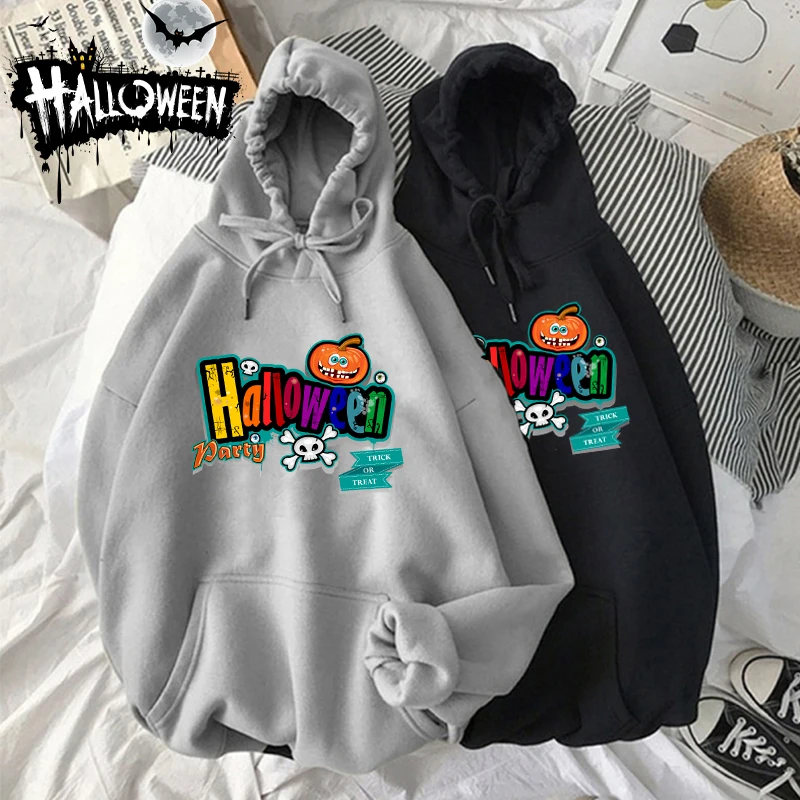 

Hoodie Fashion Printing Women's Halloween Casual Pullover Hoodies Winter Autumn Sweatshirt Teenager Hoodie