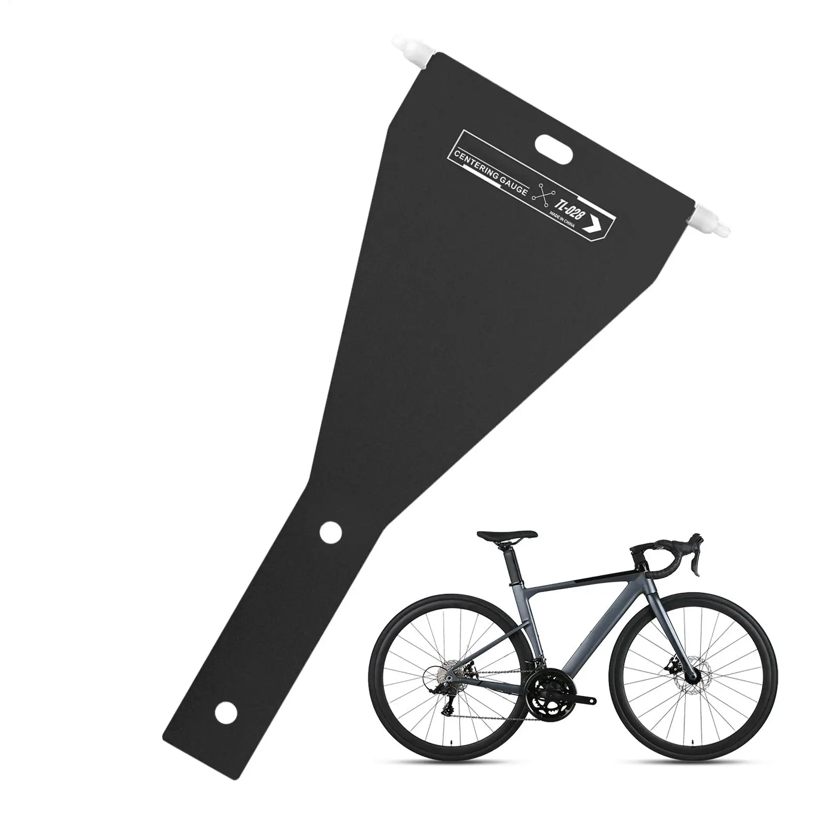 Bike Wheel Centering Gauge Aluminum Alloy Rim Correction Gauge Rim Measurement Tool For Home Workshop Bicycle Cycling Repair