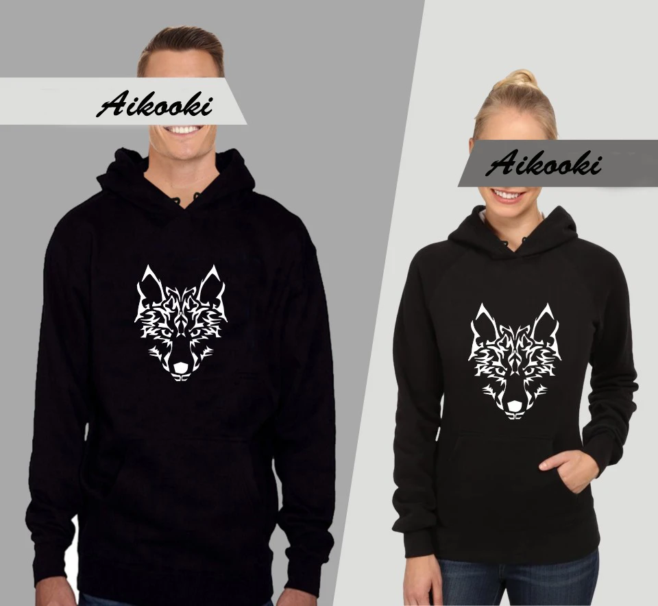 Wolf Hoodies Men/women Spring Warm Hooded Print Ferocious Garnett Casual Boys Hoodie Funny Wolf Howl Fashion Brand Sweatshirt