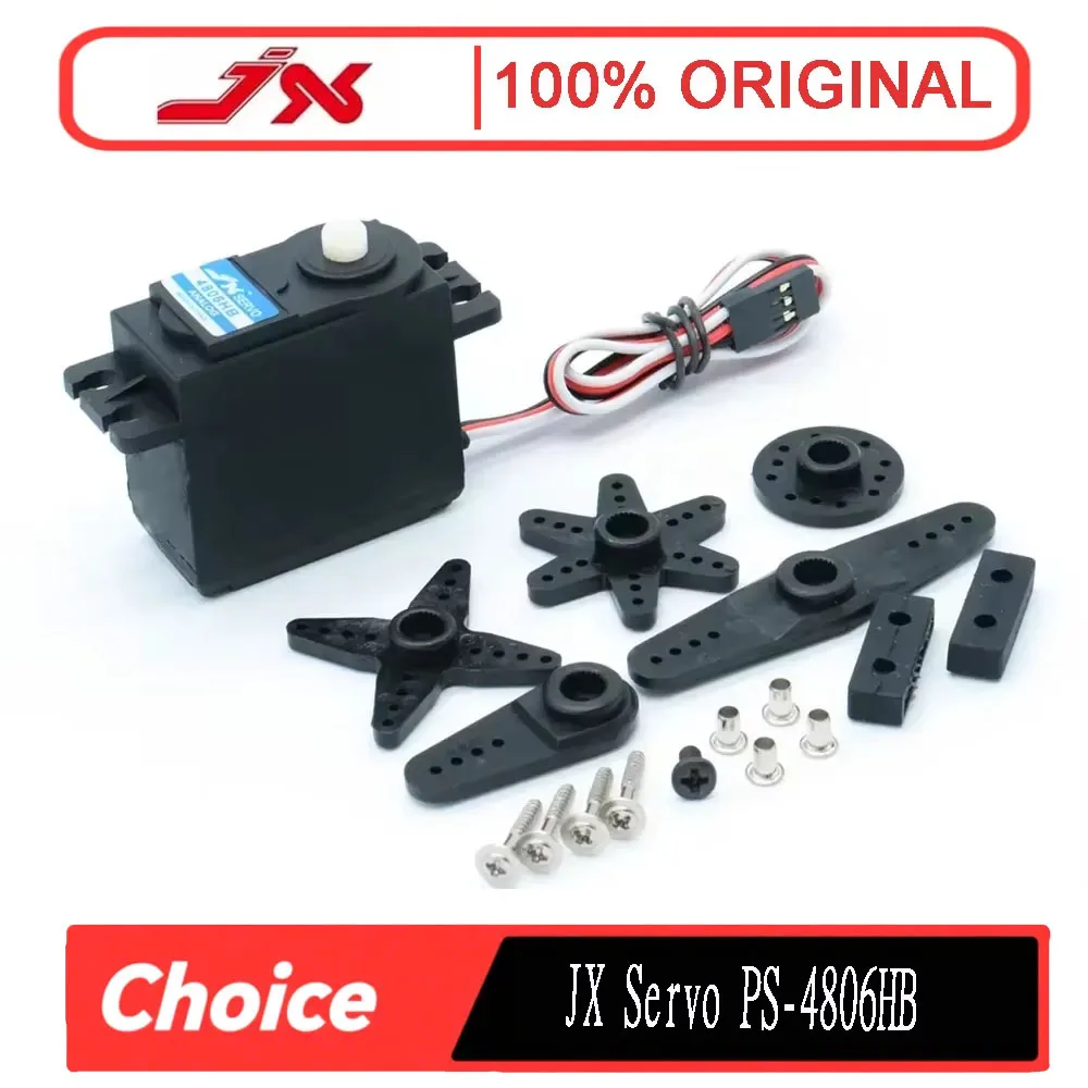 

JX Servo PS-4806HB 6KG High Torque Standard Servo for RC Models Remote Control Parts Accessory