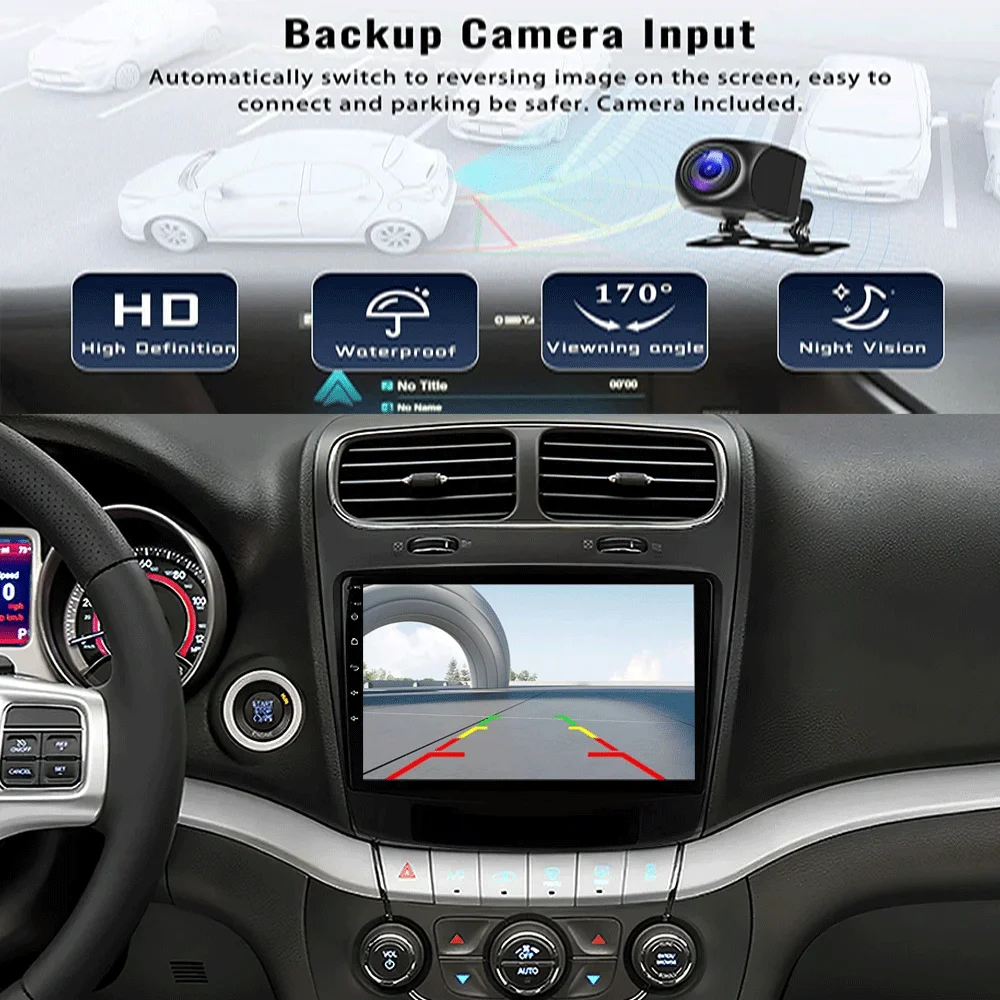 Android 16 Carplay Auto WIFI+4G For Dodge Journey Fiat Leap 2011 -2020 Car Radio Multimedia Video Player Stereo Head Unit 2din view 3