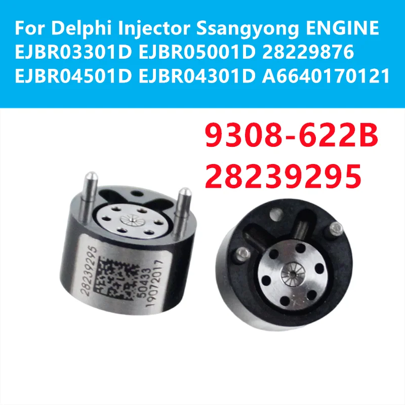 28239295 9308-622B Common Rail Injector Control Valve For Delphi Injector EJBR03301D EJBR05001D 28229876 JCB Ssangyong ENGINE