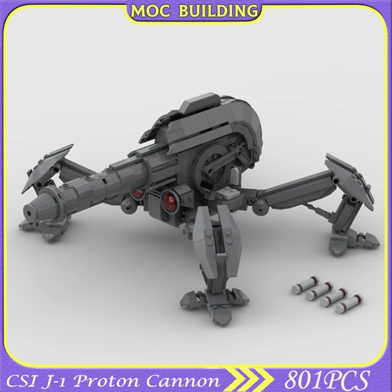 

MOC Movie Space Wars Series CSI J-1 Proton Cannon Building Blocks Model Fighter DIY Assemble Bricks Set Toys Gifts