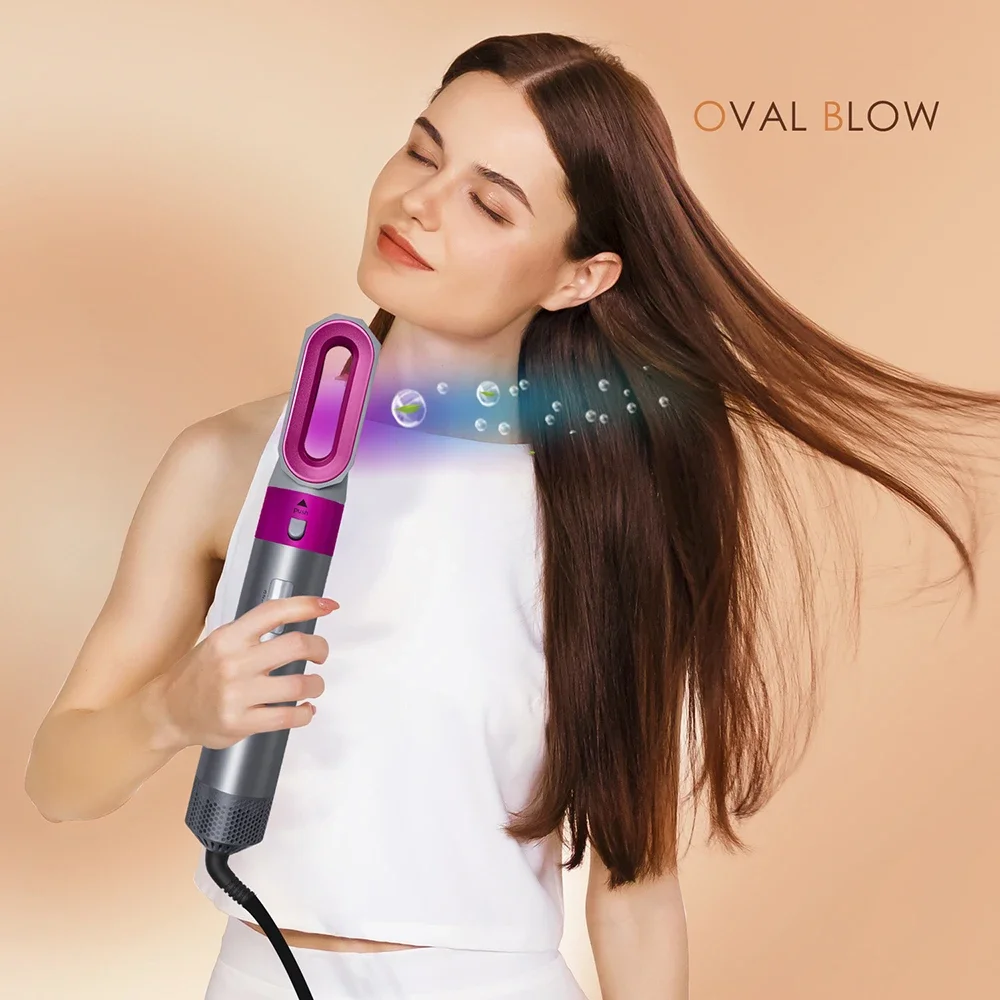 Spazzole elettriche per capelli 5 in 1 ad alta velocità Set pettine ad aria calda per Dyson Airwrap Curling Iron Bigodino per capelli Strumenti per