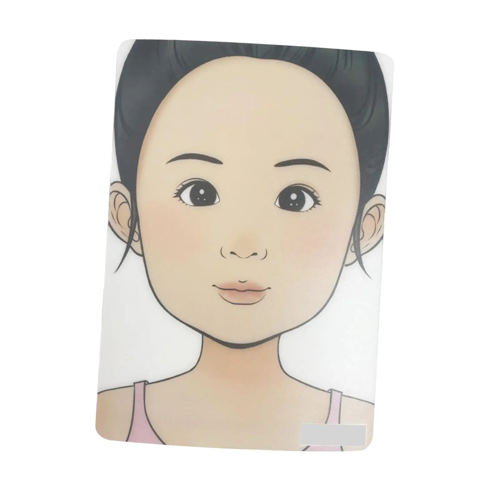 Reusable Kids Makeup Painting Template Board Washable Face Paint Practice Art Tool for Children Artists
