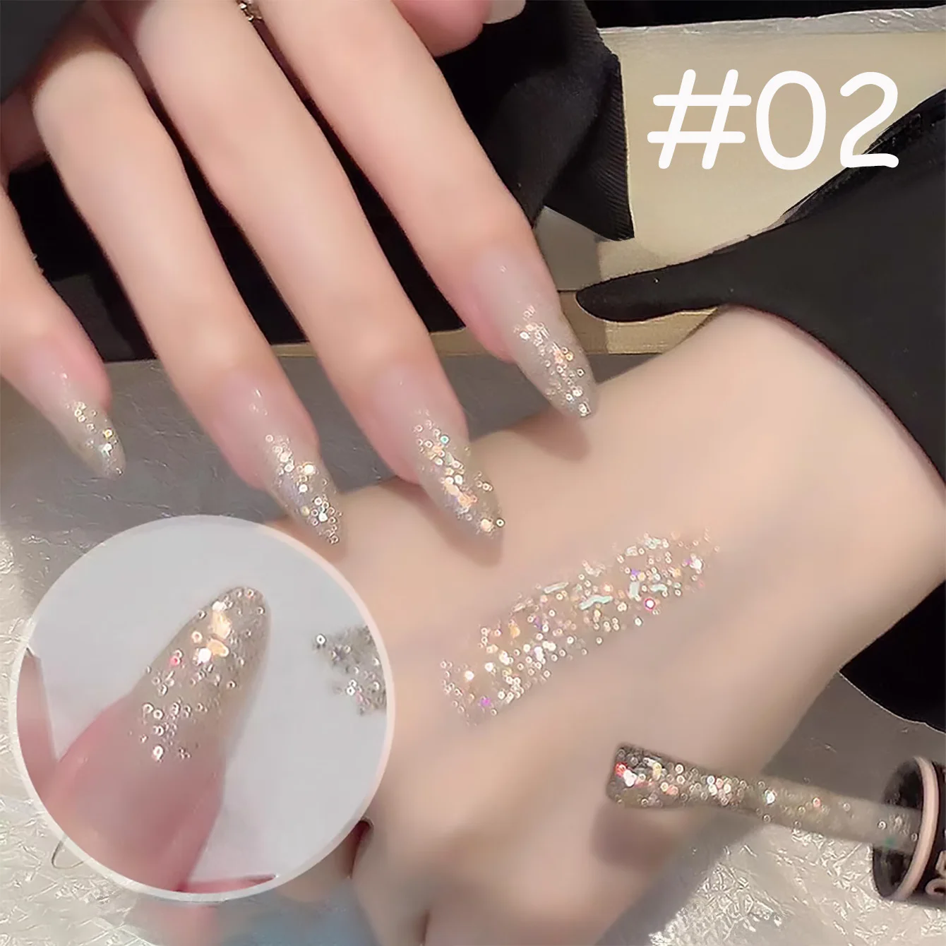 1pcs ZH 202A New Popular Color Dreamy Eden Gel Nail Polish Fine Shiny Film Nail Art Nail Supplies Super Flash Gel Nail Polish
