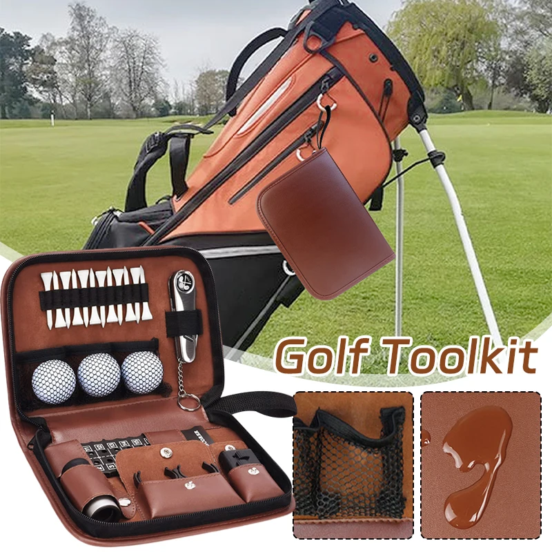 2024 New Golf Kit Tool Carrying Bag Multifunctional Large Capacity Golf Accessories Portable Storage Bag for Outdoor Sports