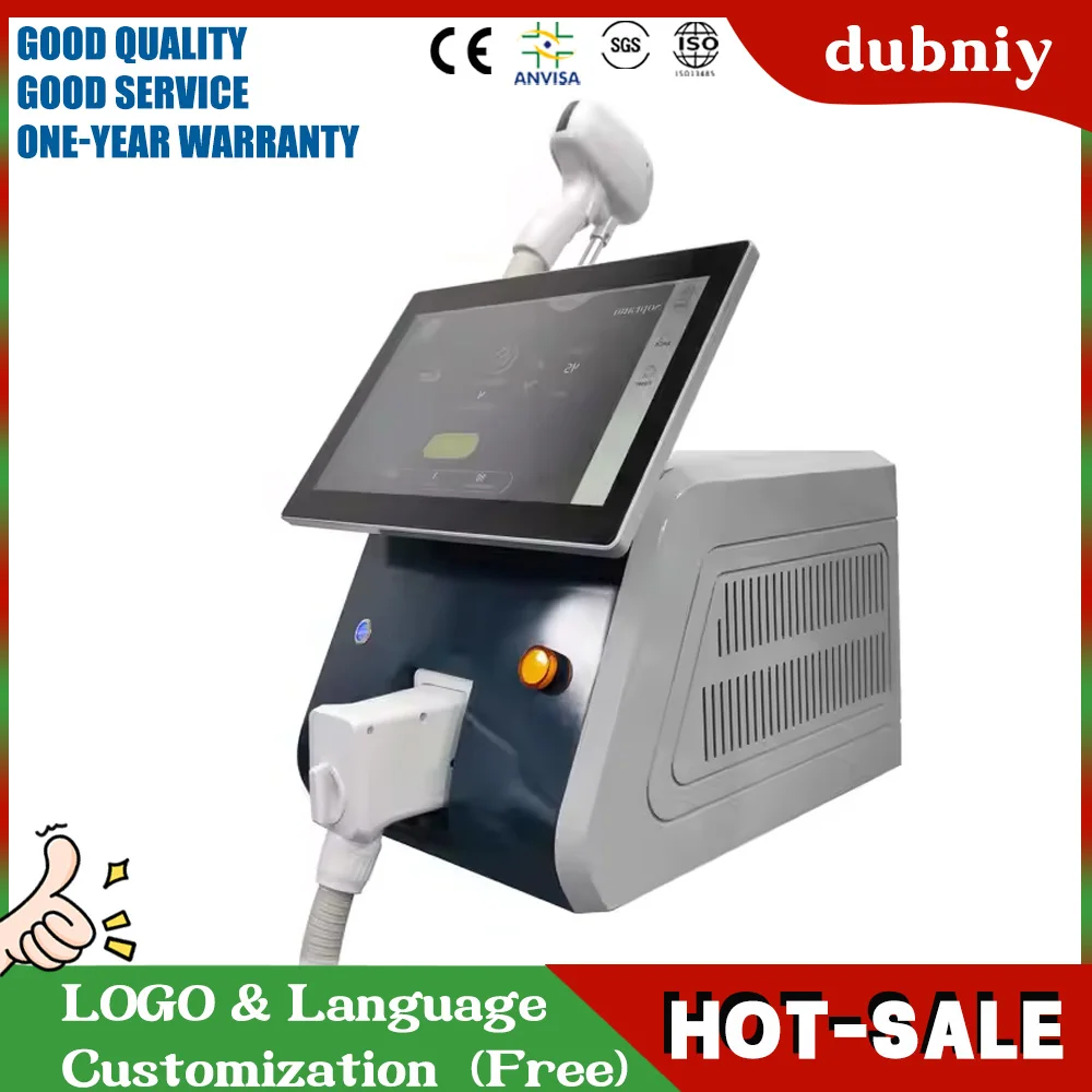 

2025 ГОРЯЧИЙ многофункциональный диодный лазер для удаления волос Depiladora Laser 808 755 1064 нм, безопасный для нежной кожи, безболезненный, постоянный