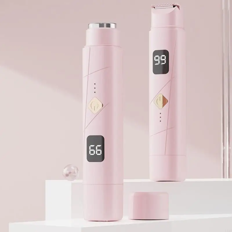 L43F Portable Double Head Shaver Hair Removal Tool Suitable for Women Precise Grooming Solution for Legs Face and Line