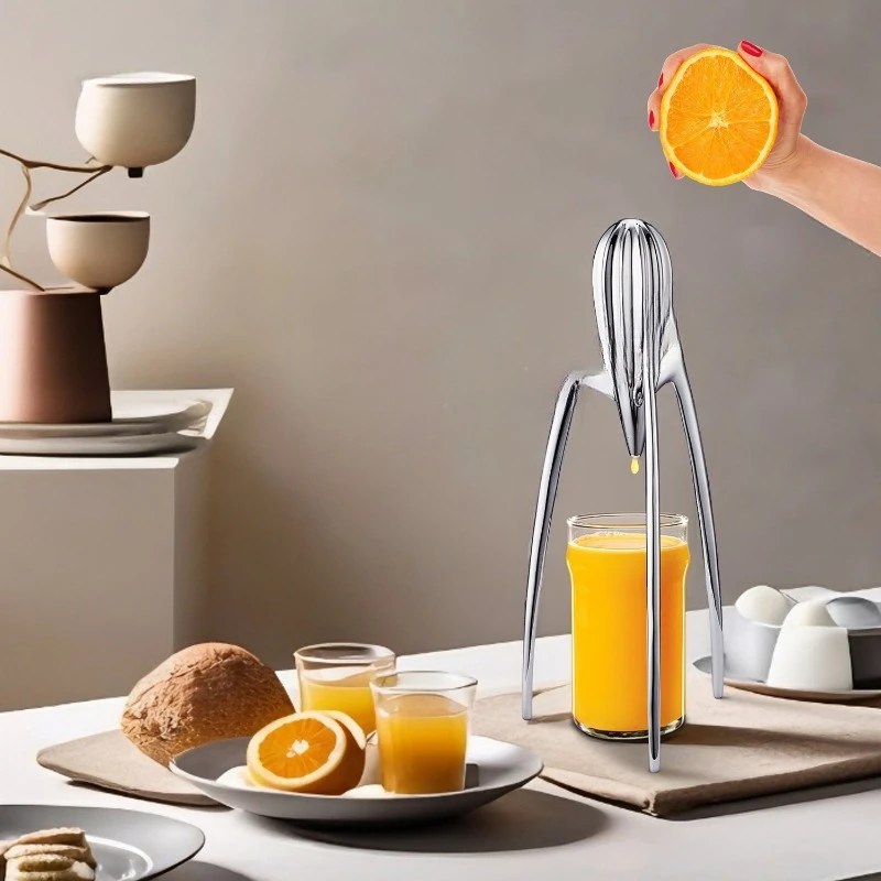 Light luxury stainless steel manual juicer household orange lemon grapefruit orange juice press