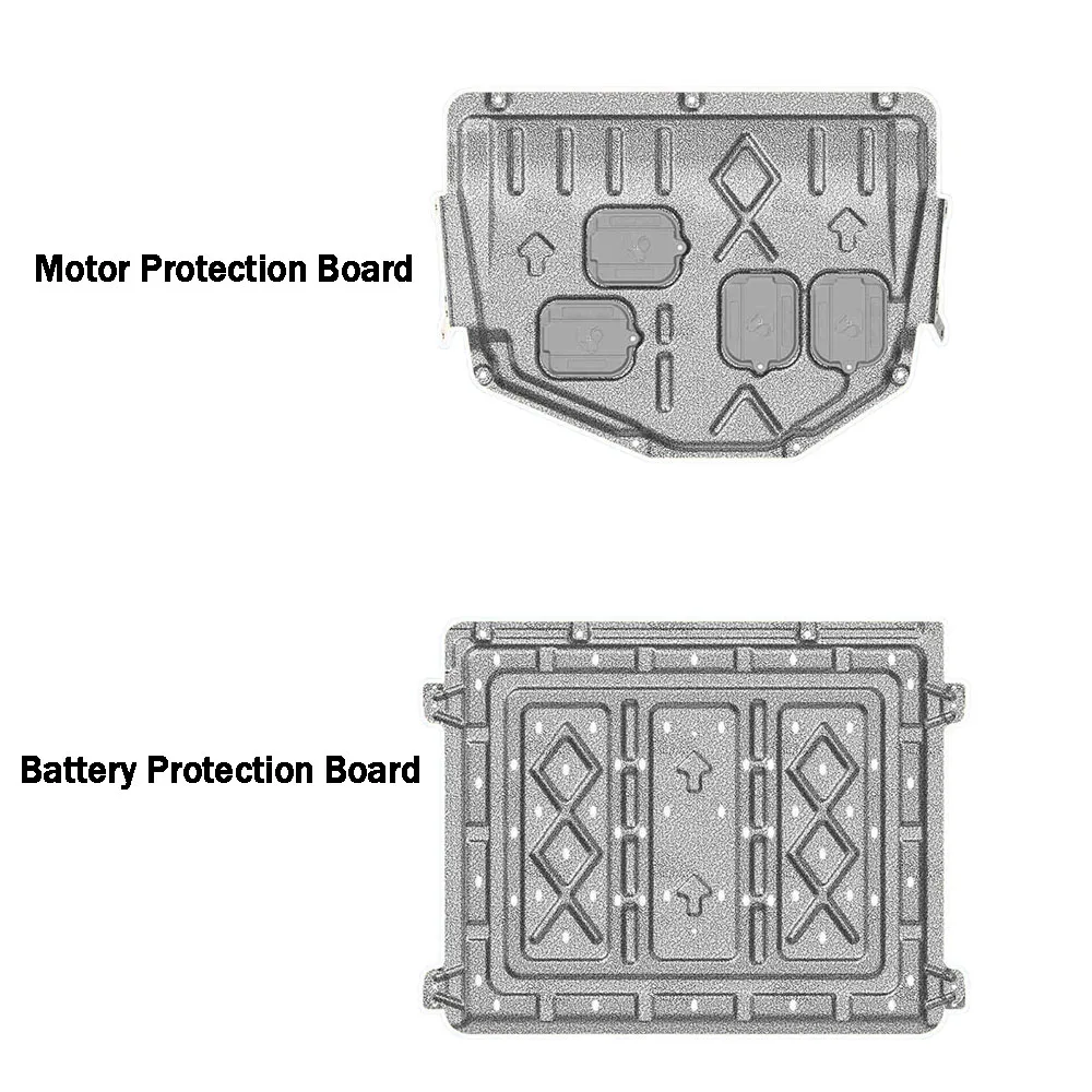 Piastra protettiva per motore anteriore Motore posteriore Batteria anteriore Batteria posteriore Bordo di protezione telaio per JETOUR SHANHAI L7 2024 1.5T 120KM