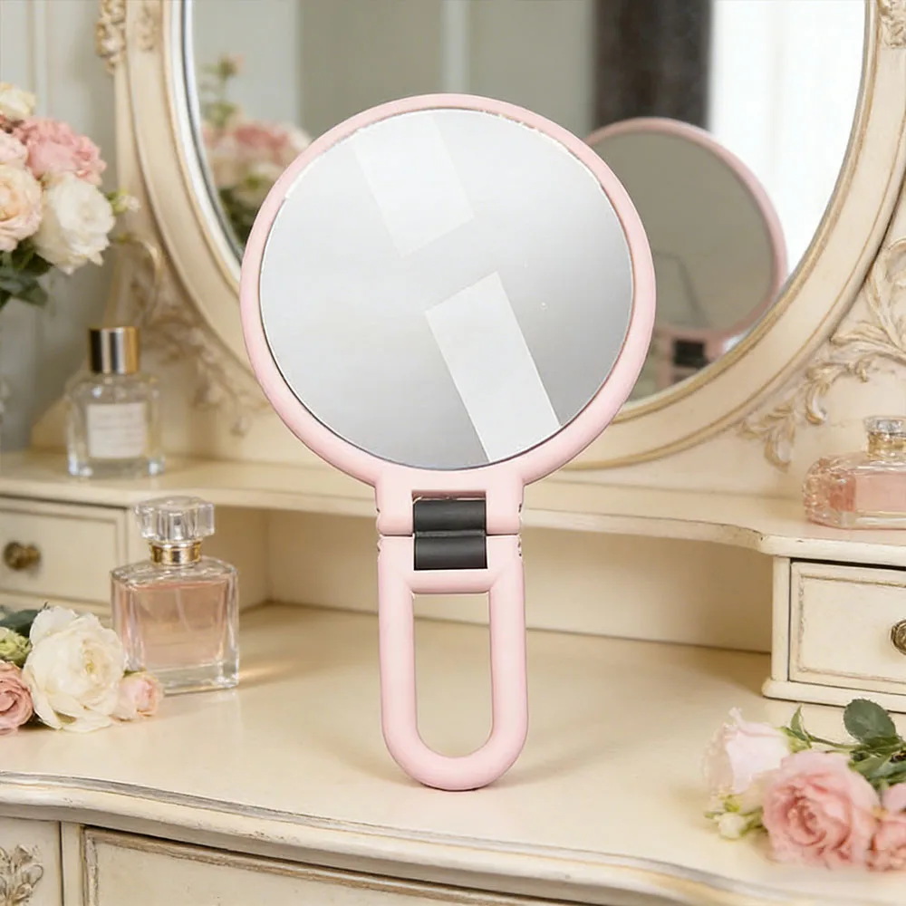 New1X 15x Mirror Magnifying Double Sided Makeup Vanity Mirrors Foldable Handheld Compact Mirror Beauty Cosmetic Tools