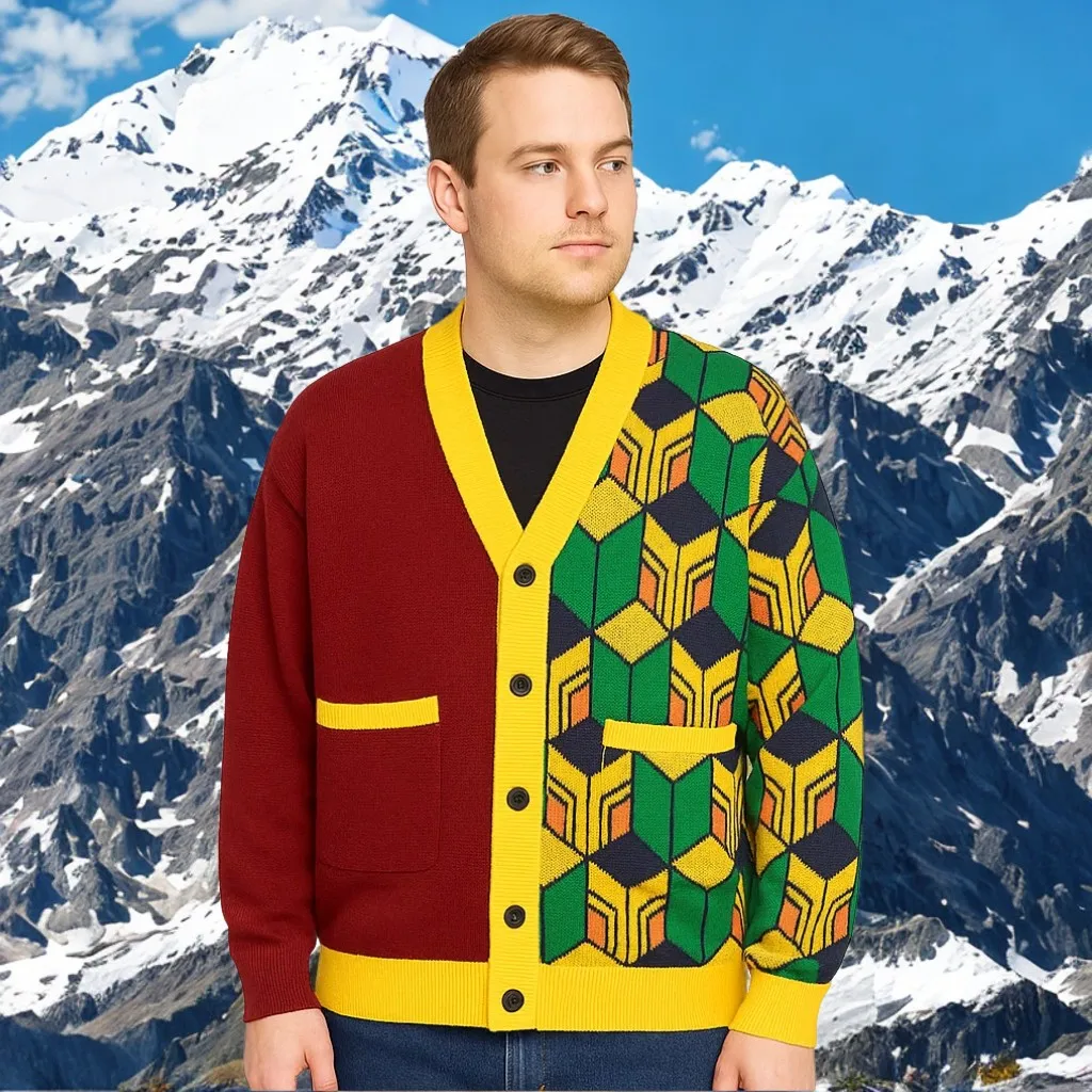 

Tomioka Giyuu Unisex Knitted Sweater Warm Cardigans V Neck Sweater Jacket Long Knitted Cardigan Harajuku Sweater Men Tops