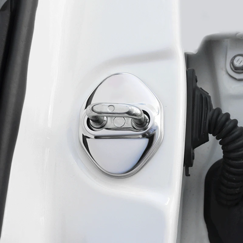 4PCS Car Door Lock Protect Cover Anti Rust For Mazda CX5 CX30 CX50 CX60 BT50 2019 2020 2021 2022 2023 2024 2025 Accessories