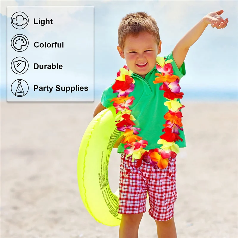 6Pcs Hawaiian Leis …