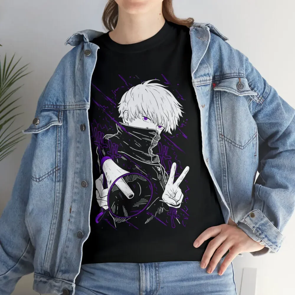 Jujutsu Kaisen Gojo Satoru Black T-Shirt Anime T-Shirt