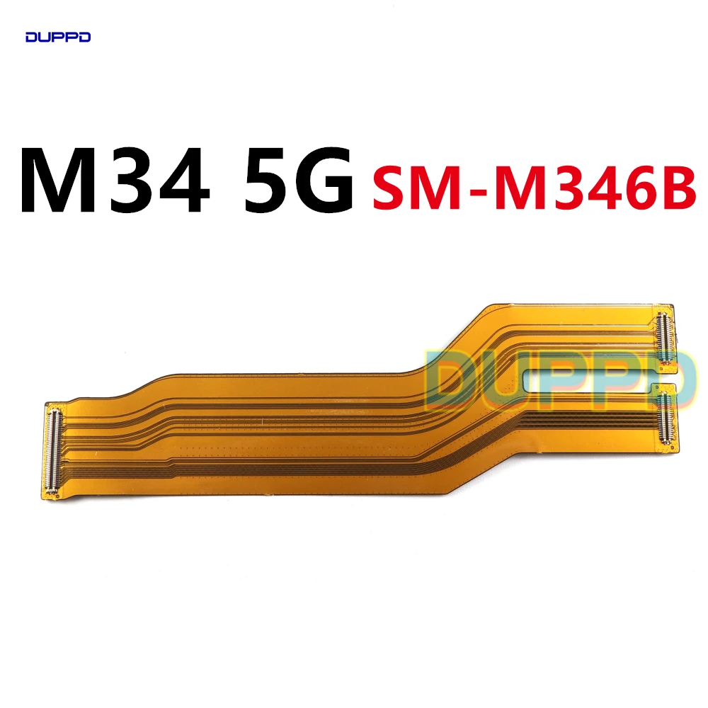 For Samsung Galaxy M34 5G M346 M346B Main Motherboard Flex Cable Connector USB Board Ribbon MainBoard