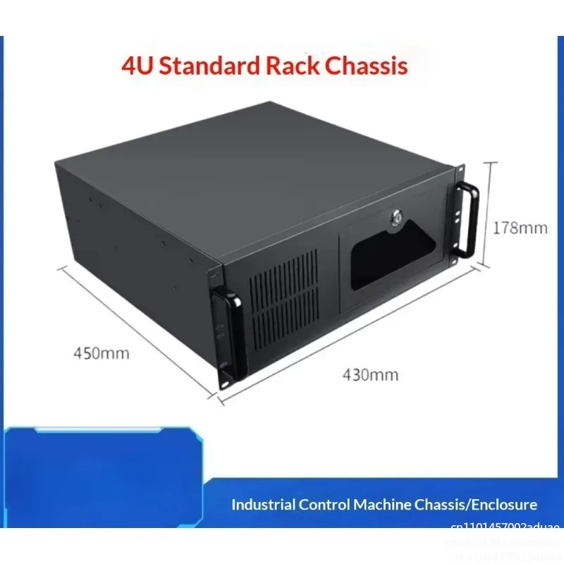 4U Industrial Control Chassis Model 610 Server Computer ATX Power Supply 7 Slots 19inch Rack Mount