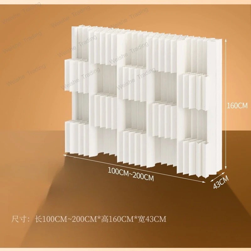 Creative screen partition concave convex wall partition partition office living room screen exhibition live stream background