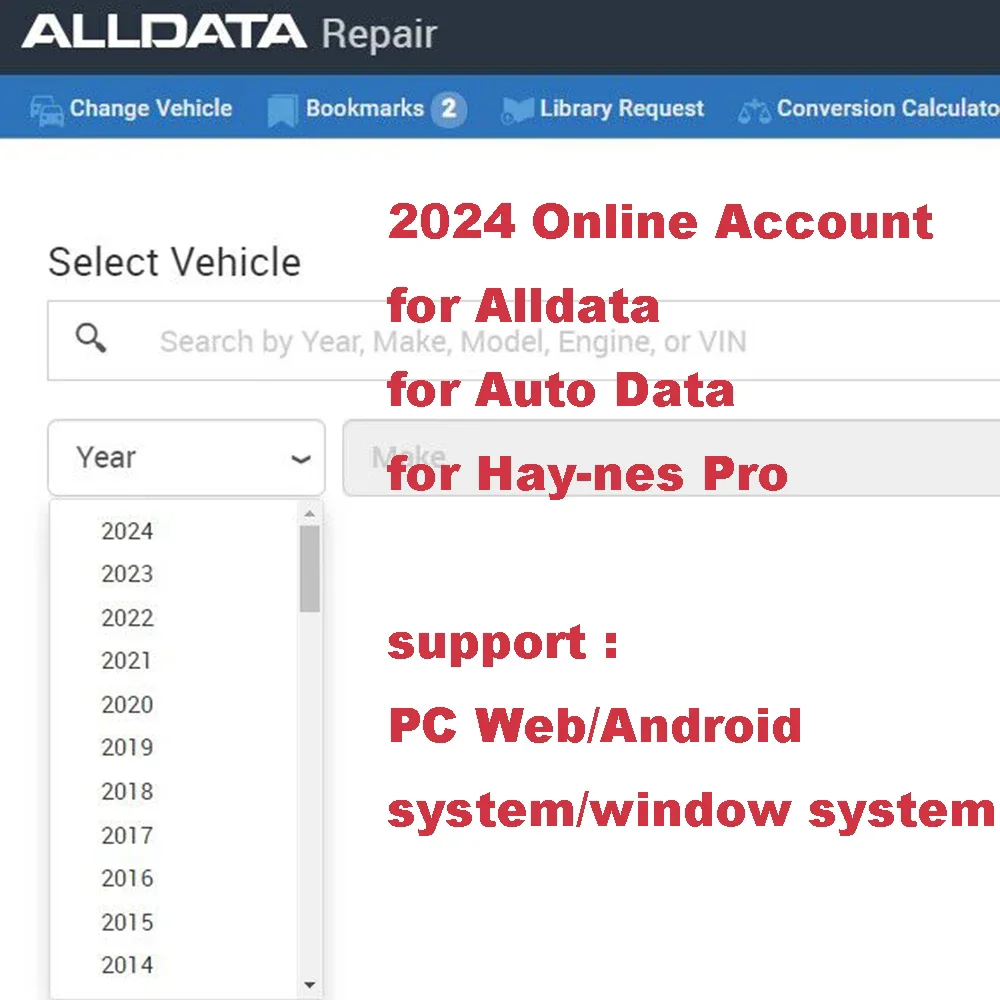 2024 Online Account for Auto-data Auto Data Alldata All Data Workshop Easy Install  Repair Software Car Diag TOOL Work Stable