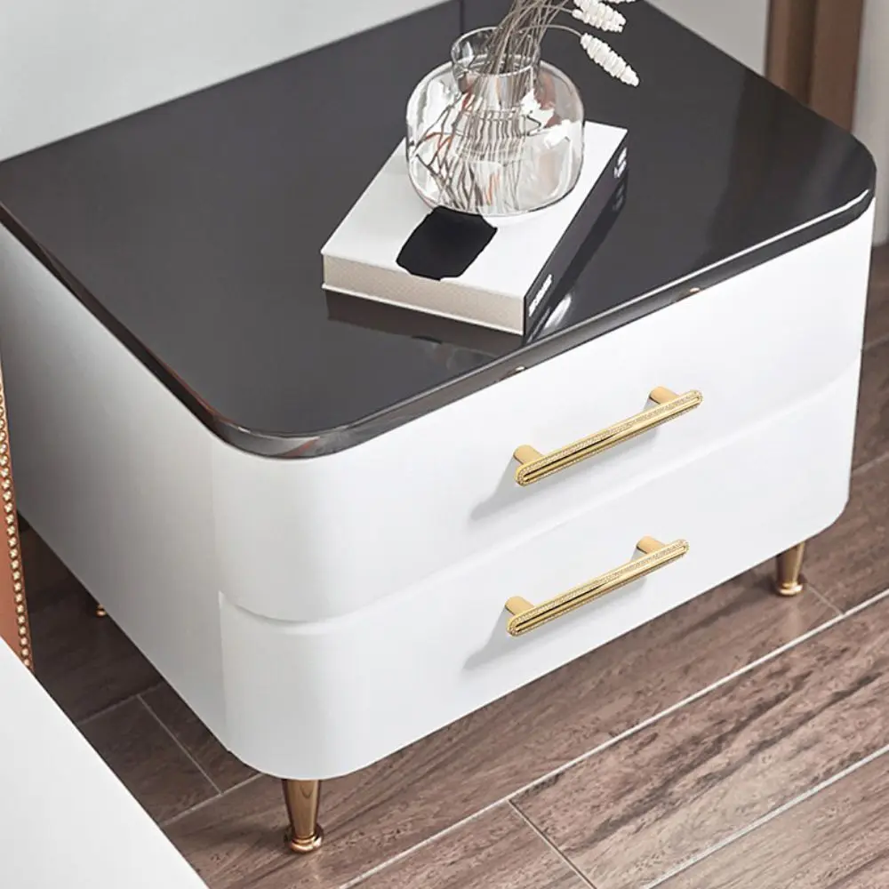 Zinc Alloy Cabinet Door Handle Diamond Crystal Light Luxury Style Crystal Drawer Pulls High-End Design Nordic Style