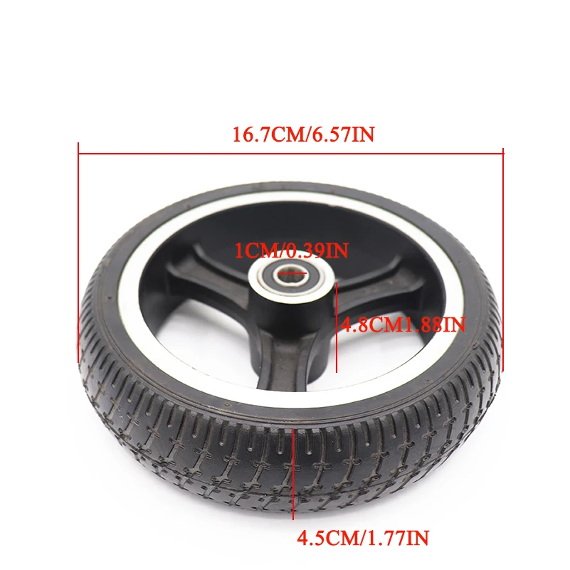 6.5 Inch Wheel Solid Tire for Mini Electric Scooter Balancing Car Explosion-Proof Tubeless Tyre Parts