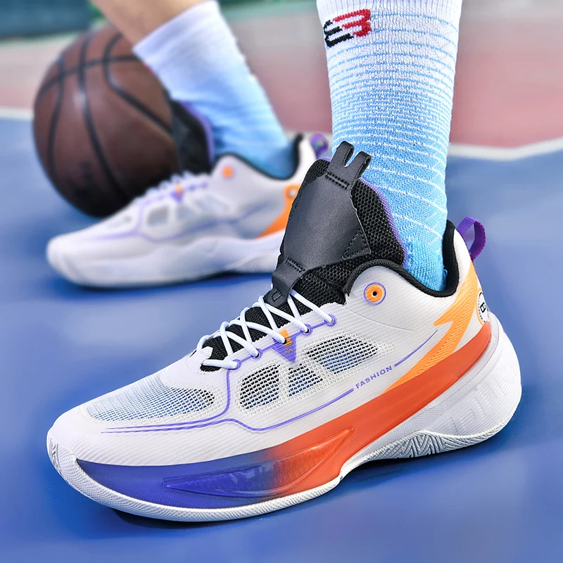 

2025 Explosions Men's Shoes Wear-resistant Basketball Shoes Men's Shoes genuine goods sneaker Autumn Men's Anti-slip Sneakers