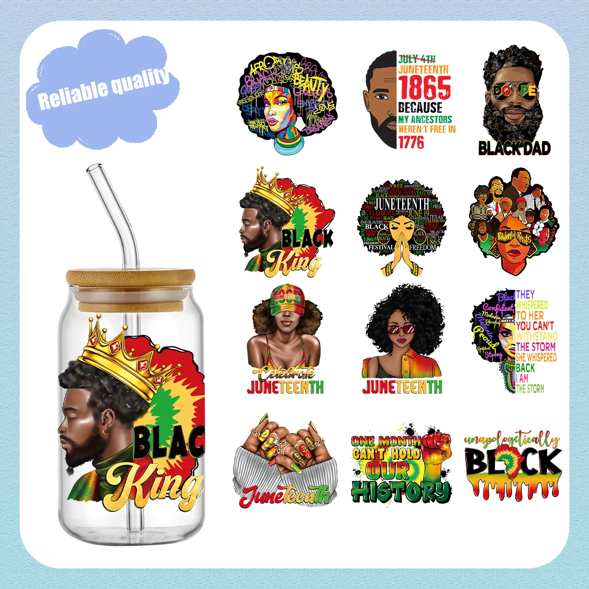 

16OZ Waterproof Cup Sleeve Sticker For 16OZ Cup Wrap Transfer Sticker Custom Label DIY Logo Self Adhesive