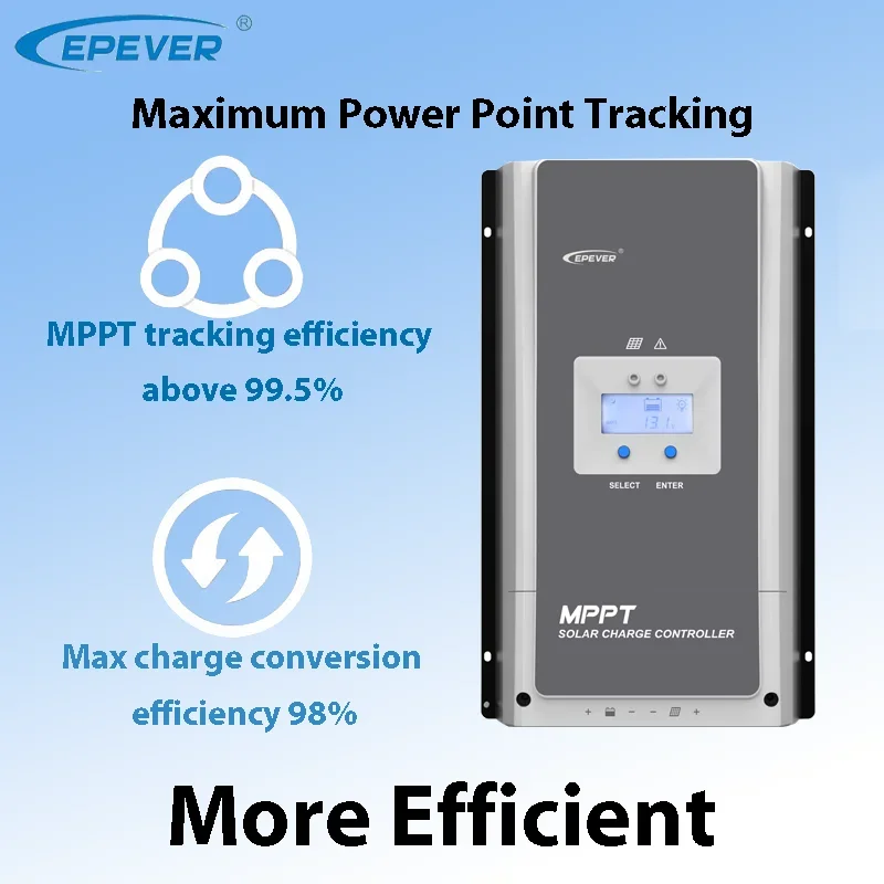 EPever MPPT 60A جهاز التحكم بالشحن بالطاقة الشمسية 12 فولت 24 فولت 36 فولت 48 فولت مكيف البطارية الأوتوماتيكي ماكس 150 فولت PV المدخلات التسجيل في الوقت الحقيقي