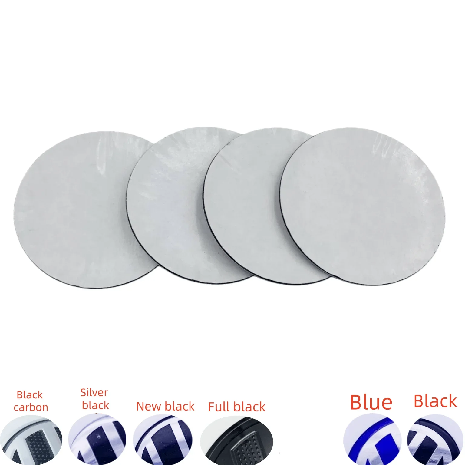 20pcs 40mm-90mm for Vehicle Wheels Car Wheel Center Stickers blue Silver Black Rim Caps Diameter Logo Hub Cover Badge Decals