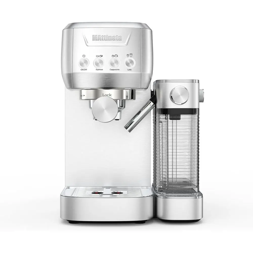

CM1632 puccino hine 20 Bar, Proional hines Coee Maker or Home with Automatic Milk rothering System, Barista Compact Latte Maker