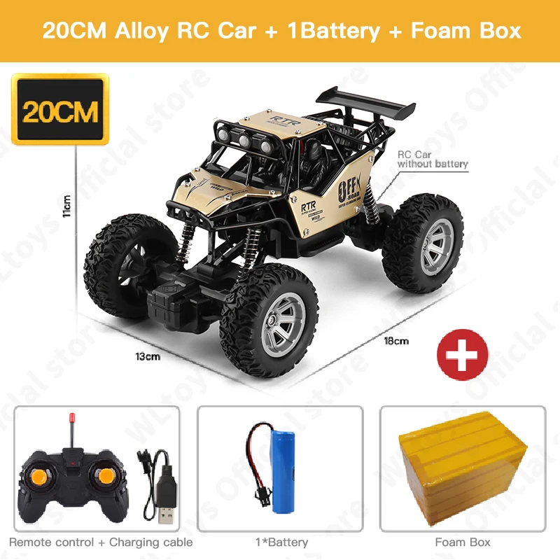 ZWN 1:20 RC Drift Car With Led Lights 2.4G Radio Remote Control