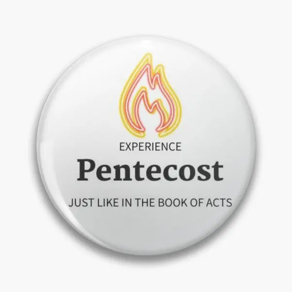 Experience Pentecost  Soft Button Pin Collar Hat Decor Cartoon Badge Metal Cute Funny Gift Brooch Lover Jewelry Lapel Pin Women