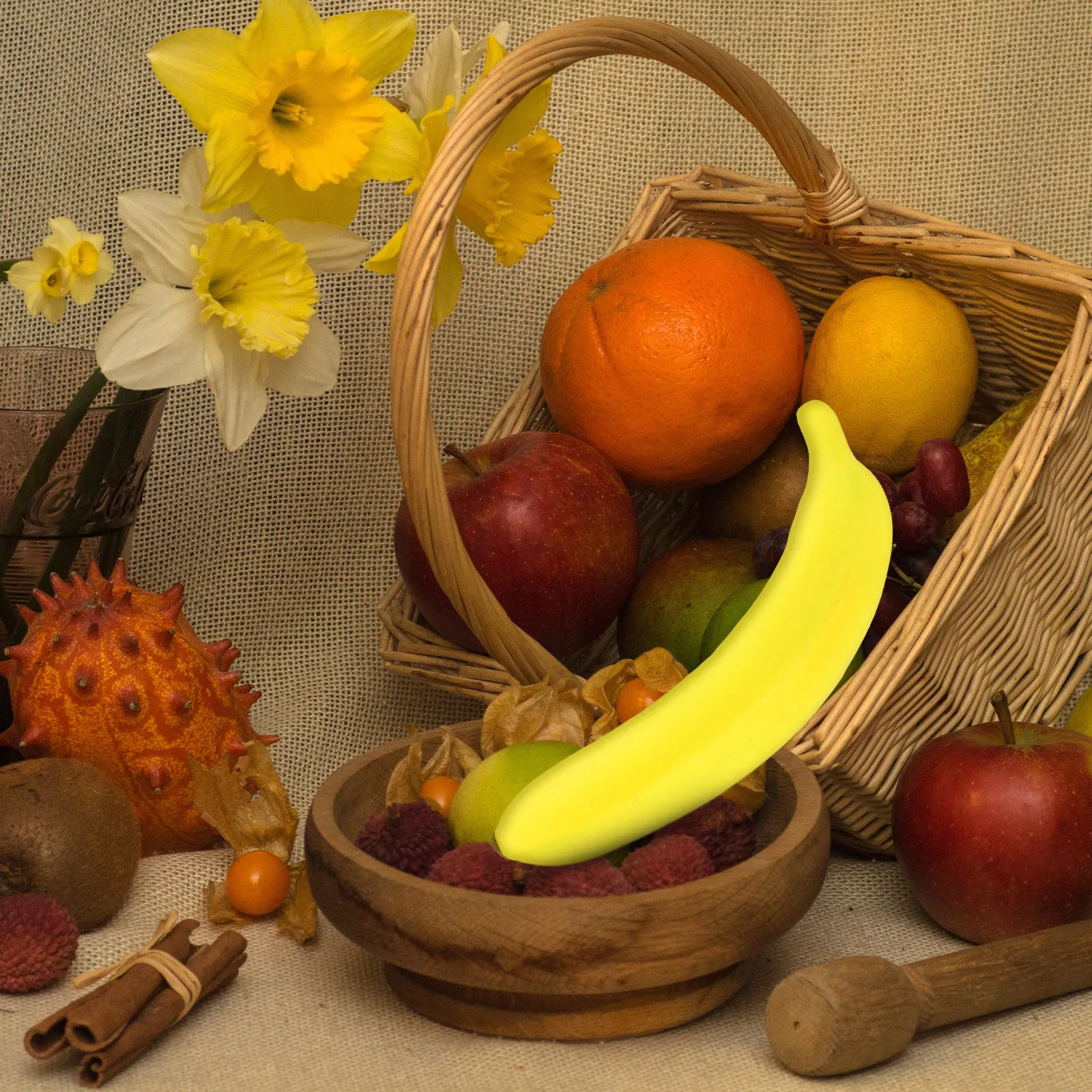 

Lifelike Banana Fruit Props Foam Display Decor Creative Gift Home Office Wedding Showcase Educational