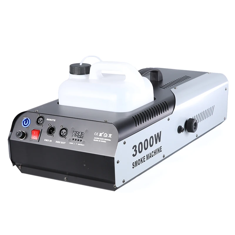 3000W Super DMX512 Dense Smoke Fog Machine White Color Emitter for Live Show Wedding DJ Concert